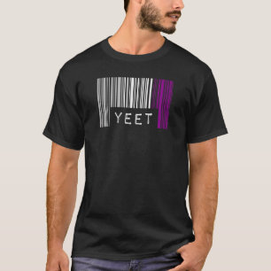 T-shirt Aexo Barcode Pride Yeet mème mignonne Ace esthétiq