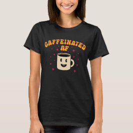 T-shirt AF caféinée vintage