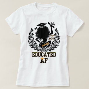 T-shirt "AF instruite" Twerk Black/Yellow Graduation