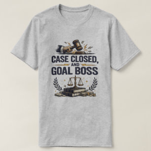 T-shirt Affaire classée, patron de l'objectif, art juridiq