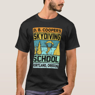 T-shirt Affaire DB Cooper École de parachutisme D B Cooper