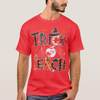 T-shirt Affaire Themed Thanksgiving Halloween Teacher Tric
