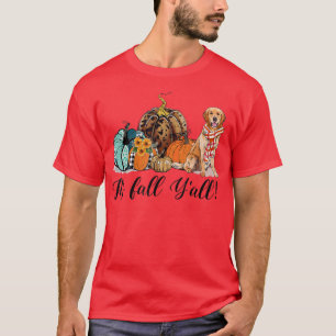 T-shirt Affaire Y'all Golden Dog Mama Pumkin Affaire Thank