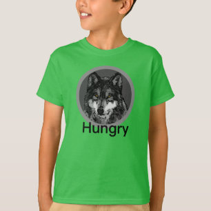 T-shirt Affamé - Les manches de base pour enfants Confort 