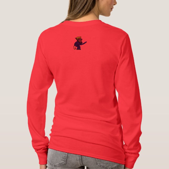 T - Shirt ~ Affe auf meinem hinteren modernen (Rückseite)