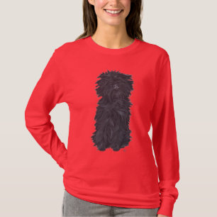 T-shirt Affenpinscher assis