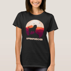 T-shirt Affenpinscher Et Lune Halloween 1