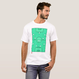 T-shirt Affichage de la composition d'équipe personnalisab