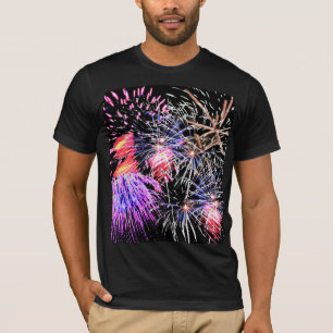 T-shirt Affichage Fireworks