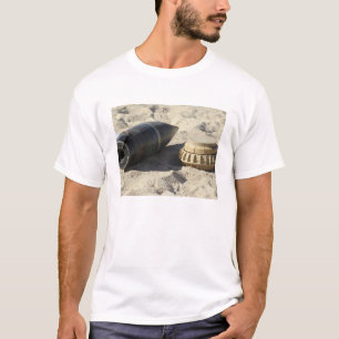 T-shirt Affichage statique d'une coque de commande convert