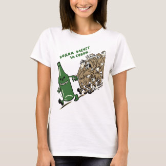 T-shirt Affiche communiste de la Russie d'Anti-Alcool