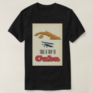 T-shirt Affiche Cuba Vacances
