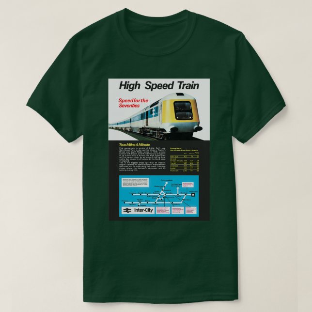 T-shirt Affiche de 1974 sur la TVH (Design devant)