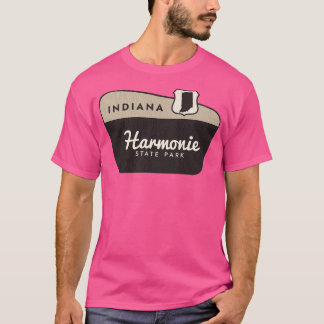 T-shirt Affiche de bienvenue Harmonie State Park Indiana