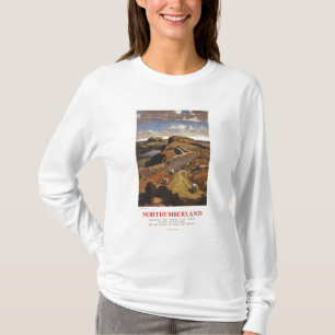 T-shirt Affiche de British Rail du mur et des moutons de