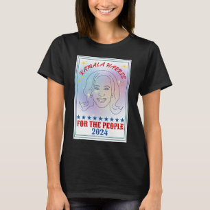 T-shirt Affiche de campagne Kamala Harris pour le peuple 2