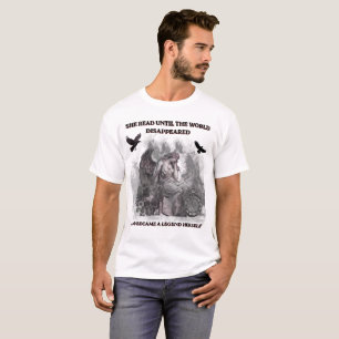 T-shirt Affiche de citation de lecture gothique Dark Acade