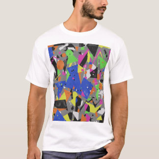 T-shirt Affiche de conception anti-chaotique | Résumé supe