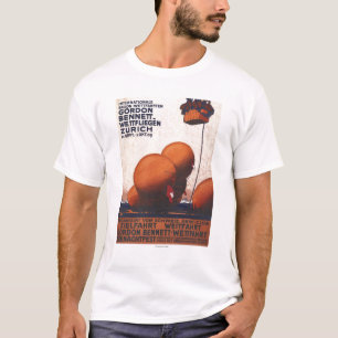 T-shirt Affiche de course de montgolfière de Gordon