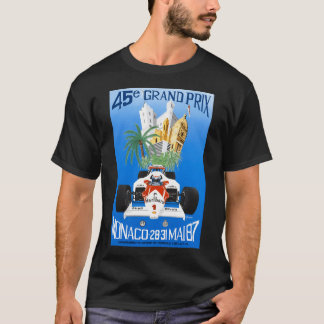 T-shirt Affiche de course du Grand Prix de Monaco 1987