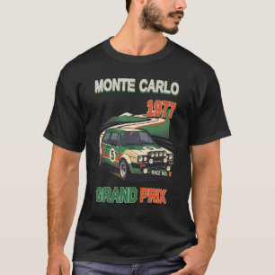 T-shirt Affiche de course Grand Prix vintage Monte Carlo 1