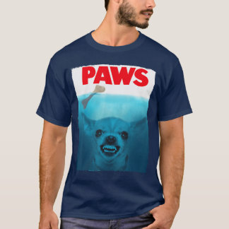 T-shirt Affiche de film drôle de pattes de chien chihuahua
