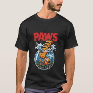 T-shirt Affiche de film parodie Drôle Mignon Chat Patte Po