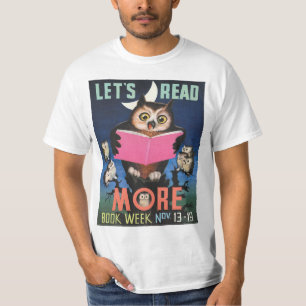 T-shirt Affiche de la semaine du livre de 1955 enfants