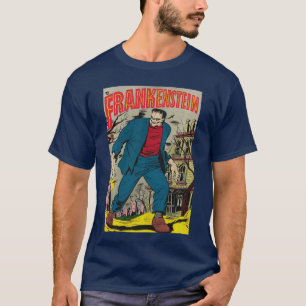 T-shirt Affiche de monstre classique Bande dessinée d'horr