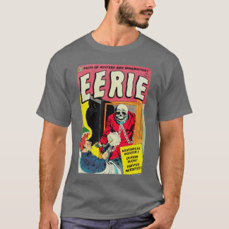 T-shirt Affiche de monstre classique effrayante Eeerie Ban