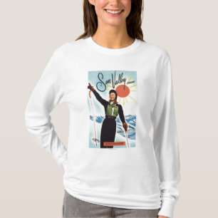 T-shirt Affiche de publicité de Gretchen Fraser