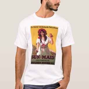T-shirt Affiche de raisin sec de la Californie de