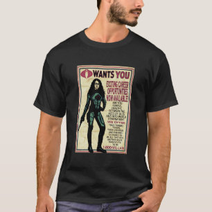 T-shirt Affiche de recrutement de Cobra avec la Baronne G.