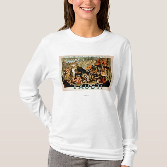 T-shirt Affiche de théâtre musical de Faust (Devant)