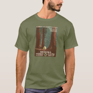 T-shirt Affiche de Vintage voyage de parc national de
