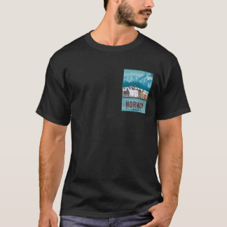 T-shirt Affiche de voyage à Bergen en Norvège