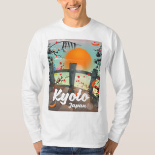 T-shirt Affiche de voyage à Kyoto Japon