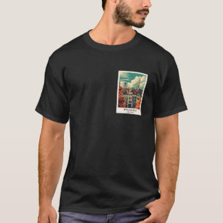 T-shirt Affiche de voyage Bruxelles Belgique