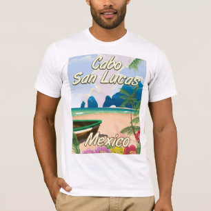 T-shirt Affiche de voyage Cabo San Lucas Mexique