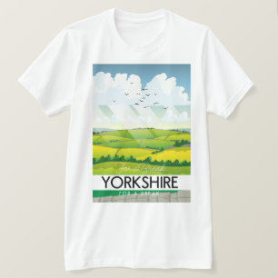 T-shirt Affiche de voyage dans le Yorkshire