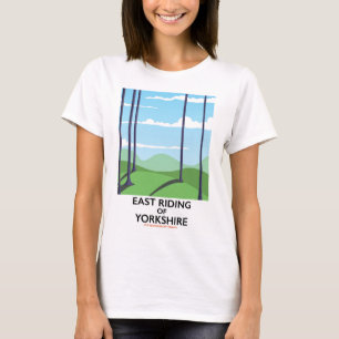 T-shirt Affiche de voyage dans l'East Riding of Yorkshire