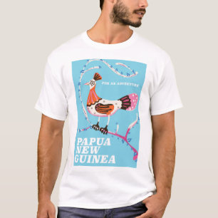 T-shirt Affiche de voyage de la Papouasie-Nouvelle-Guinée