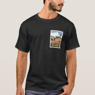T-shirt Affiche de voyage de Luxembourg-Ville