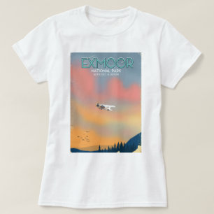 T-shirt Affiche de voyage de style vintage du parc nationa