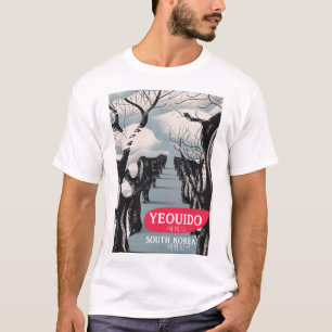T-shirt Affiche de voyage de Yeouido Corée du Sud