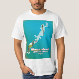 T-shirt Affiche de voyage du parc national de Shenandoah.