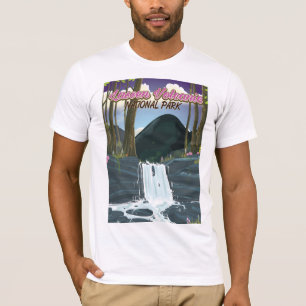 T-shirt Affiche de voyage du parc national volcanique de L