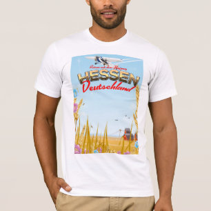 T-shirt Affiche de voyage Hessen Allemagne