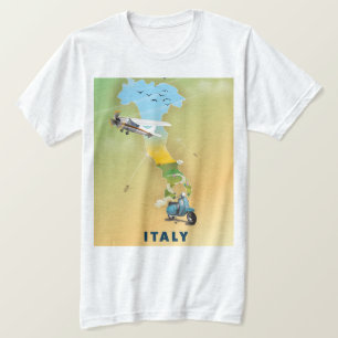 T-shirt Affiche de voyage Italie.