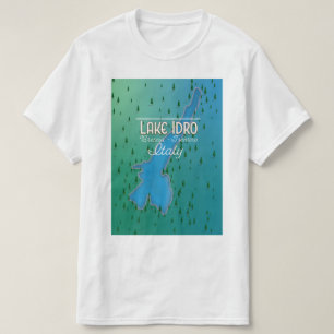 T-shirt Affiche de voyage Lac Idro Italie